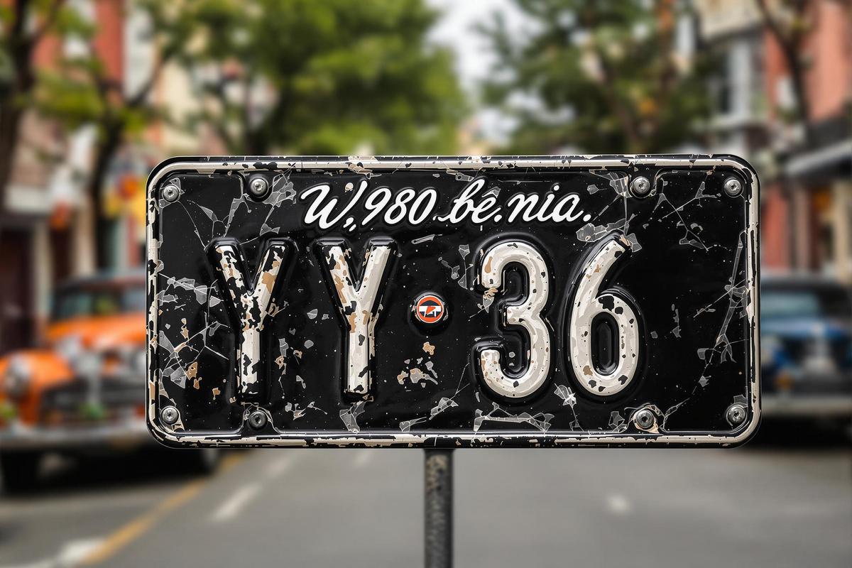 Qu'est-ce qu'une plaque d'immatriculation noire ?