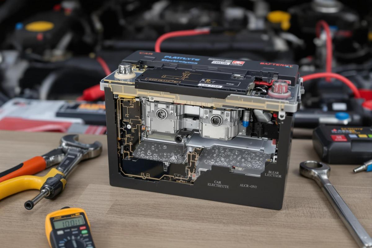Comprendre le fonctionnement d'une batterie de voiture